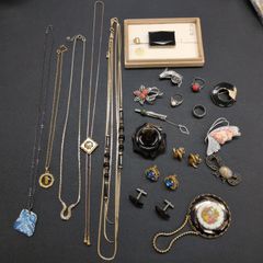 遺品整理まとめて□75】ジュエリー 20点 SILVER K18GF ネックレス