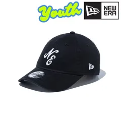 NEWERA (ニューエラ) キッズ 帽子 クラシックロゴ キャップ メンズ 子供 Youth 9TWENTY ベースボールキャップ ブラック ホワイト 【MB】