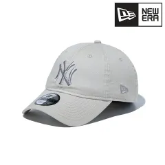 NEWERA (ニューエラ) キャップ ヤンキース 帽子 メンズ レディース 9TWENTY ニューヨーク・ヤンキース ウォッシュドコットン ストーン × クラウド 【MB】