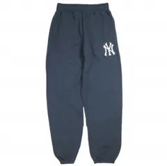 PUBLUX x MLB パブリュクス メジャーリーグ 別注 ニューヨークヤンキース 裏起毛 スウェットパンツ PB220704-1 M NAVY NY フリークスストア ボトムス g25382