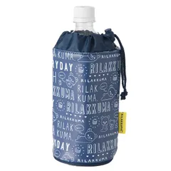 ペットボトルホルダー リラックマ 500ml用 カバー キャラクター （ 保冷 ペットボトルケース かわいい りらっくま クマ ペットボトルカバー ）)