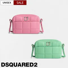 【定価145,200円(税込)】DSQUARED2 ディースクエアード シックな装いに大人の遊び心をプラスする ブランドロゴ入り クロスボディバッグ クラッチ ショルダーバッグ パーティバッグ STATEMENT SOFT CROSSBODY 羊革 S83CB
