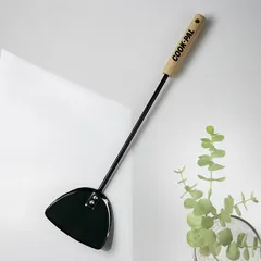 フライ返し クックパル 中華ヘラ 鉄製 日本製 （ 炒めヘラ ヘラ ビーター ターナー 穴無しターナー キッチンツール 鉄製ビーター キッチン用品 調理用品 調理小物 調理器具 調理道具 ）)のサムネイル