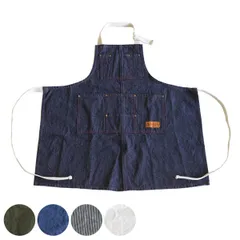 エプロン MW ワークエプロン ダルトン DULTON （ キッチンエプロン 台所エプロン カフェエプロン ワーキングエプロン デニム ポケット付き ホルターネック レディース メンズ ユニセックス 男女兼用 大人用 コットン ） )のサムネイル