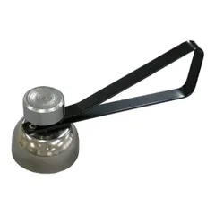 エッグハンマータッチ 殻割り器 ゆで卵 （ 卵割り器 シルバー ステンレス製 ステンレス 卵 殻割り 手動 日本製 エッグカッター 卵の殻割り 卵割り機 卵の殻抜き器 卵オープナー ）)のサムネイル