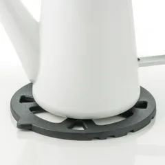 五徳 安心プレート 南部鉄 直径16cm （ 小さい五徳 ガタつき解消 安定 鉄製 ガスコンロ用 便利グッズ エスプレッソメーカー用アダプター ガスリング ミニ五徳 ガスコンロアダプター ガスセーフティ 南部鉄器 ）)のサムネイル