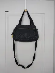 キプリング ブラック トートバッグ 兼 ショルダーバッグ