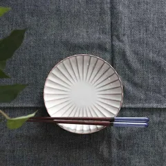 プレート 15cm 風雅 月白 皿 和食器 磁器 日本製 （ 小皿 白 食洗機対応 電子レンジ対応 お皿 オーブン対応 耐熱 白い食器 丸皿 しのぎ 取り皿 ソーサー 和モダン 銘々皿 ）)