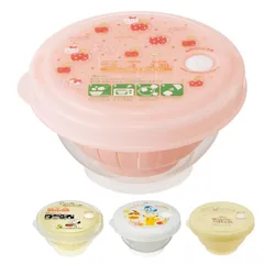薄肉ごはん保存容器Ｓ お茶碗型 ハローキティ ハピネスガール 電子レンジ 調理器具 調理 炊飯 ご飯 （ 保存 容器 ごはん 冷凍保存 冷蔵保存 キャラクター 温め 炊き立て 炊きたて 冷凍ごはん 便利グッズ KITTY キティちゃん ） )のサムネイル