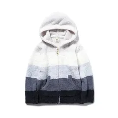 ジェラートピケキッズブロックボーダーパーカ