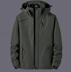 マウンテンパーカー 裏起毛 ウインドブレーカー メンズ 裏フリース ジャケット 防寒着 あったか 防寒 保温 アウター ブルゾン ジャンパー 長袖 ジップアップ アウトドア ライトアウター 撥水 防風#sam460