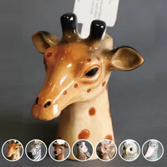 花瓶 一輪挿し フラワーベース 動物 タグ付 （ 花びん 花器 アニマル 置物 インテリア 雑貨 ペーパータグ付き 生花 ドライフラワー 玄関 デスク 食卓 窓 おしゃれ フラワー ベース 花 お花 ） )