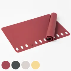 箸置きランチョンマット 30×42cm ランチョンマット 箸置き シリコン製 プレイスマット （ ランチョン マット シリコン 撥水 拭ける 箸置 一体型 箸置き付き ランチマット 敷布 食卓 箸 カトラリー 置き シンプル おしゃれ かわいい ） )