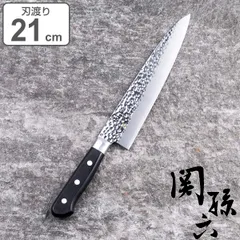 牛刀包丁 21cm 関孫六 いまよう 貝印 （ シェフナイフ 牛刀 料理包丁 分化包丁 万能包丁 左右兼用 槌目模様 21センチ 日本製 210mm 210ミリ ナイフ ほうちょう 庖丁 3徳包丁 三徳庖丁 キッチンナイフ キッチンツール ）)のサムネイル