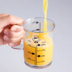 計量カップ 200ml リトルシェフクラブ （ メジャーカップ 計量コップ 計量 計る 0.2L 食洗機対応 200 ミリリットル キッチンツール コンパクト 計量器具 ）)
