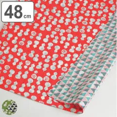 風呂敷 チーフ 48cm 両面染め ひょうたん うろこ 福むすび ふろしき ランチクロス お弁当包み （ 風呂敷き お弁当 包み クロス 弁当包み 両面 小風呂敷 48センチ 和柄 和風 弁当箱用 弁当 弁当箱 入れ 手土産 マルチクロス 女性 ） )