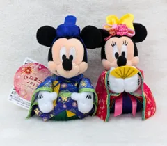 東京ディズニーリゾート ぬいぐるみバッジ ミッキー&ミニー/ひなまつり 2023