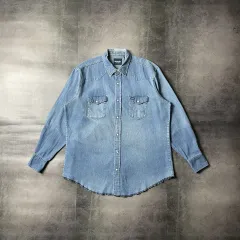 WRANGLER ラングラー ヴィンテージ デニム コットン ウェスタン シャツ A00469