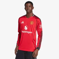 【送料無料・匿名配送】adidas アディダス マンチェスターユナイテッド 25/26 ホーム 長袖 レプリカユニフォーム レプリカシャツ 赤（レッド） 新品 正規品