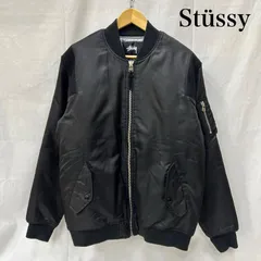 Old Stussy MA-1 ジャケット M ブラック STUSSY（ステューシー） ジャケット メンズ MA-1(stussy JKT MA1