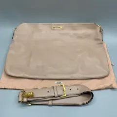 267000130 MIU MIU ミュウミュウ カーフスキン クラッチバッグ ショルダーバッグ