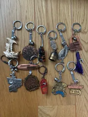 昭和レトロ　お土産キーホルダー　12個セット