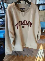 Tommy Hilfiger トミーヒルフィガー ベージュ スウェット XL 新品 商品出品 110 サイズ