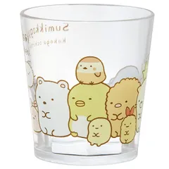 コップ 280ml すみっコぐらし プラスチック （ カップ タンブラー アクリルコップ アクリルカップ プラコップ 割れにくい 子ども用 アクリル製 取っ手なし 子ども キャラクター かわいい すみっこ ）)