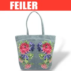 ‼️開店記念セール‼️  FEILER フェイラー 新品 未使用 グレー トートバッグ 花柄 送料無料