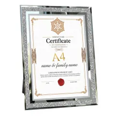 フォトフレーム a4 賞状額 ガラス おしゃれ 写真立て 縦横兼用 ギフト 額縁 a4