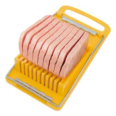 ランチョンミートスライサー ポークミート 豚肉 キッチン便利グッズ 調理用品 （ ミートスライサー スライサー スライス ゆでたまごカッター ゆで卵カッター エッグカッター カット カッター 便利グッズ ）)のサムネイル