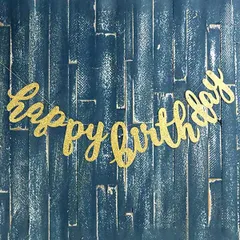 ガーランド happy birthday 誕生日 バースデー 飾り付け （ オーナメント パーティー 装飾 お誕生日 飾り 誕生日ガーランド 誕生日会 おしゃれ ホームパーティー パーティーグッズ イベント デコレーション 女子会 筆記体 ）)