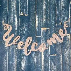ガーランド Welcome 来客 バースデー 飾り付け （ オーナメント パーティー 装飾 ウェルカム 飾り 誕生日ガーランド 誕生日会 おしゃれ ホームパーティー パーティーグッズ イベント デコレーション 女子会 筆記体 welcome ）)
