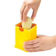 ポテトカッター フライドポテト ポテトスティックカッター フルベジ ( 野菜カッター ベジタブルカッター 野菜スティック フードカッター スティックカッター 時短 下ごしらえ キッチンツール 便利グッズ ))のサムネイル