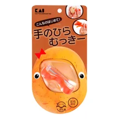 ピーラー 手のひらコンパクトピーラー （ 皮むき器 皮剥き器 野菜 果物 皮むき 皮剥き 左右両用 左右兼用 細切り 時短 下ごしらえ キッチンツール 便利グッズ ）)のサムネイル