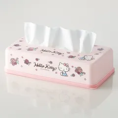 ティッシュケース ハローキティ ティッシュストッカー ティッシュボックス キャラクター （ ティッシュカバー ソフトパックティッシュ 収納ケース キティ ケース ソフトパック用 ソフトパック ティッシュ 入れ 目隠し ）)