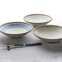 盛鉢 麺鉢 22cm つむぎ 皿 食器 和食器 陶器 日本製 （ そば皿 大鉢 ボウル そば うどん そうめん 麺 お皿 そうめん鉢 丼 サラダボウル 大皿 煮物鉢 ） )