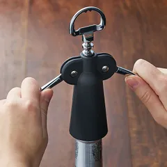 オープナー ワインオープナー キッチンバー コルク抜き （ 栓抜き ボトルオープナー コルクスクリュー ワイン シャンパン ウイング コークスクリュー 栓 蓋 開け 栓開け 開封 ワイングッズ ワイン雑貨 ワイン用品 ）)のサムネイル