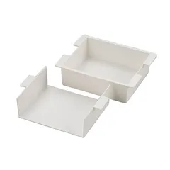 流し缶 小 冷し型 寒天型 プラスチック タイガークラウン 日本製 （ 電子レンジ対応 寒天 型 四角 流し型 羊羹 流しかん 羊かん型 寒天流し 和菓子 冷菓 モールド ゼリー型 羊羹型 お菓子作り 製菓道具 ）)のサムネイル