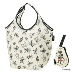エコバッグ 収納ポーチ付き 折り畳み式 ミッキーマウス （ レジバッグ ショッピングバッグ エコバック 折りたたみ コンパクト ECOバッグ 買い物バッグ マイバッグ 買い物かばん 買い物袋 ミッキー キャラクター Disney ディズニー ）)