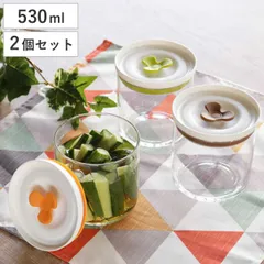 保存容器 530ml マイデリカ キーパー M 同色2個セット （ ガラス 密閉 バルブ付き 漬物容器 キャニスター ガラス容器 保存びん ガラスジャー ガラスキャニスター 保存 保管 容器 瓶 ビン ピクルス作り シリコンパッキン付き ） )のサムネイル