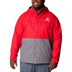 コロンビア メンズ アウター ジャケット・ブルゾン トール Mens Columbia Crimson Alabama Crimson Tide Big Tall Field Bound OmniTechFullZip Jacket Ala Red レッド