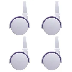 キャスター 4個入り 専用キャスター （ パーツ 対応 専用 白 ホワイト コロ 360度回転 移動 便利 差し込み 日本製 ）)