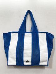 adidas オリジナルス エナメル トートバッグ ブルー - メルカリ
