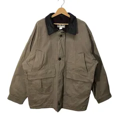 70~80's vintage 70~80年代 ヴィンテージ L.L.Bean エルエルビーン ハンティングジャケット アウトドア 襟 レザー USA製 2XLサイズ ブラウン