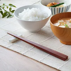 箸 22cm 四角 WOODN 女性用 木製 天然木 サオ （ お箸 はし 女性 四角形 木目 和食器 カトラリー おはし 大人 木製食器 シンプル おしゃれ かわいい カフェ風 サオの木 ）)