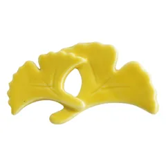 箸置き 5cm いちょう 陶器 日本製 （ 箸置 カトラリーレスト 陶器製 箸休め カトラリー置き 箸 置き レスト カトラリー かわいい 和風 植物 ）)