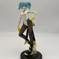 初音ミク フィギュア Furyu BiCute Bunnies Figure ストリートver 網タイツ [中古]