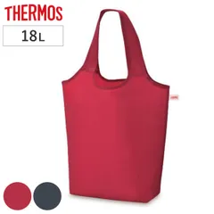 サーモス エコバッグ ポケットバッグ 18L 折りたたみ マチ広 A （ THERMOS 大容量 コンビニサイズ 洗える エコバック マイバッグ マイバック お買い物袋 マチ付き 軽量 折り畳み レジ袋 コンビニ 買い物袋 レジバッグ ） )のサムネイル