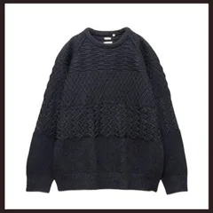 新品未使用　nanamica（ナナミカ） クルーネックセーター　S　ダークネイビーのサムネイル